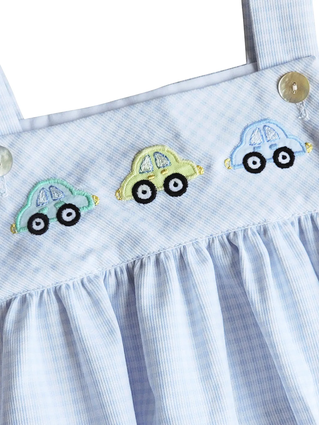 Traffic Applique Baby Boy's  Sun Bubbled