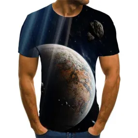 tshirt abstract  personality Funny 3D t shirt  fun geometric colorful art men's art costume Cool