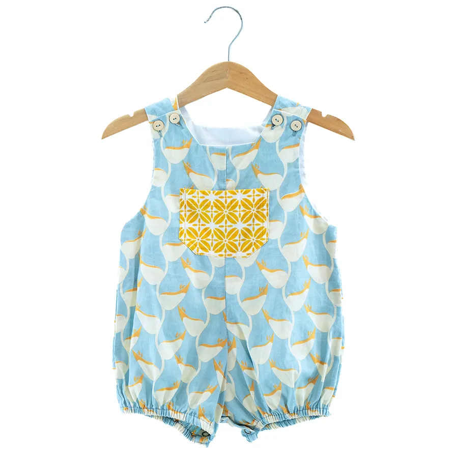 Unisex Cotton Romper Heliconia Alpine , 3 SIZES