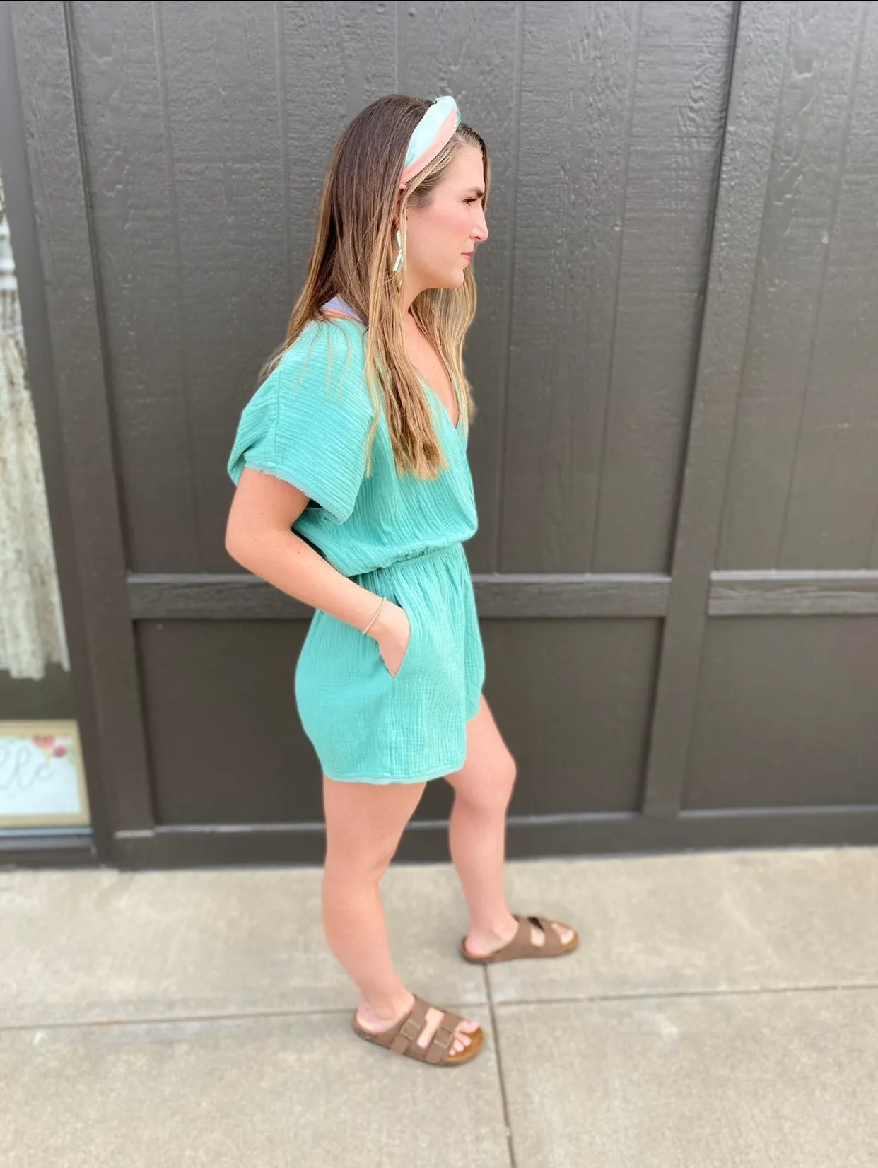 Unwind & Drink Wine Romper