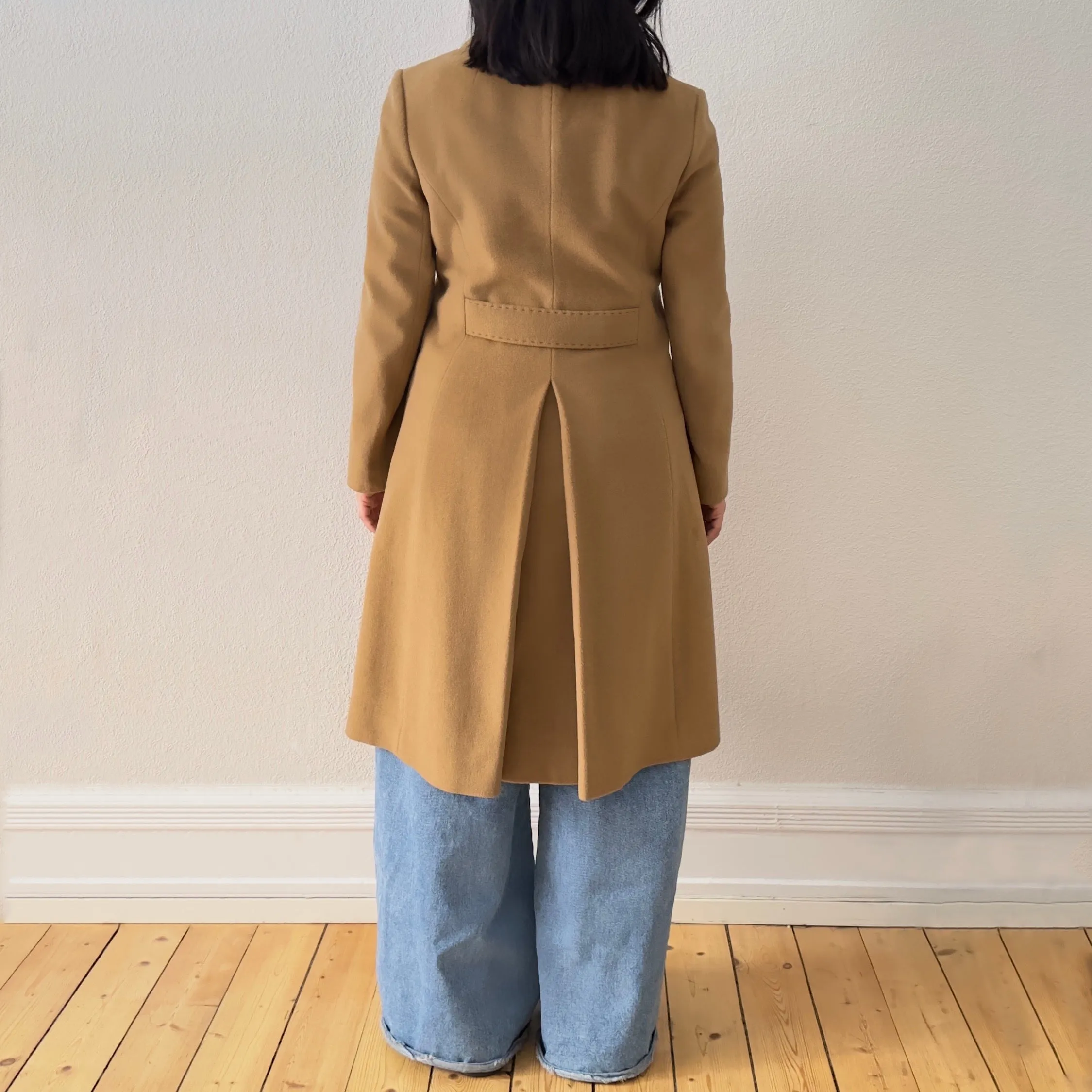 Vintage Double Breasted Camel Hair Coat