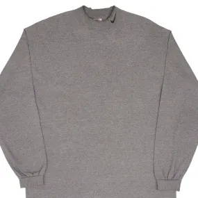 VINTAGE NIKE LONG SLEEVE TURTLE NECK DARK GREY TEE SHIRT 1990S SIZE XL MADE USA