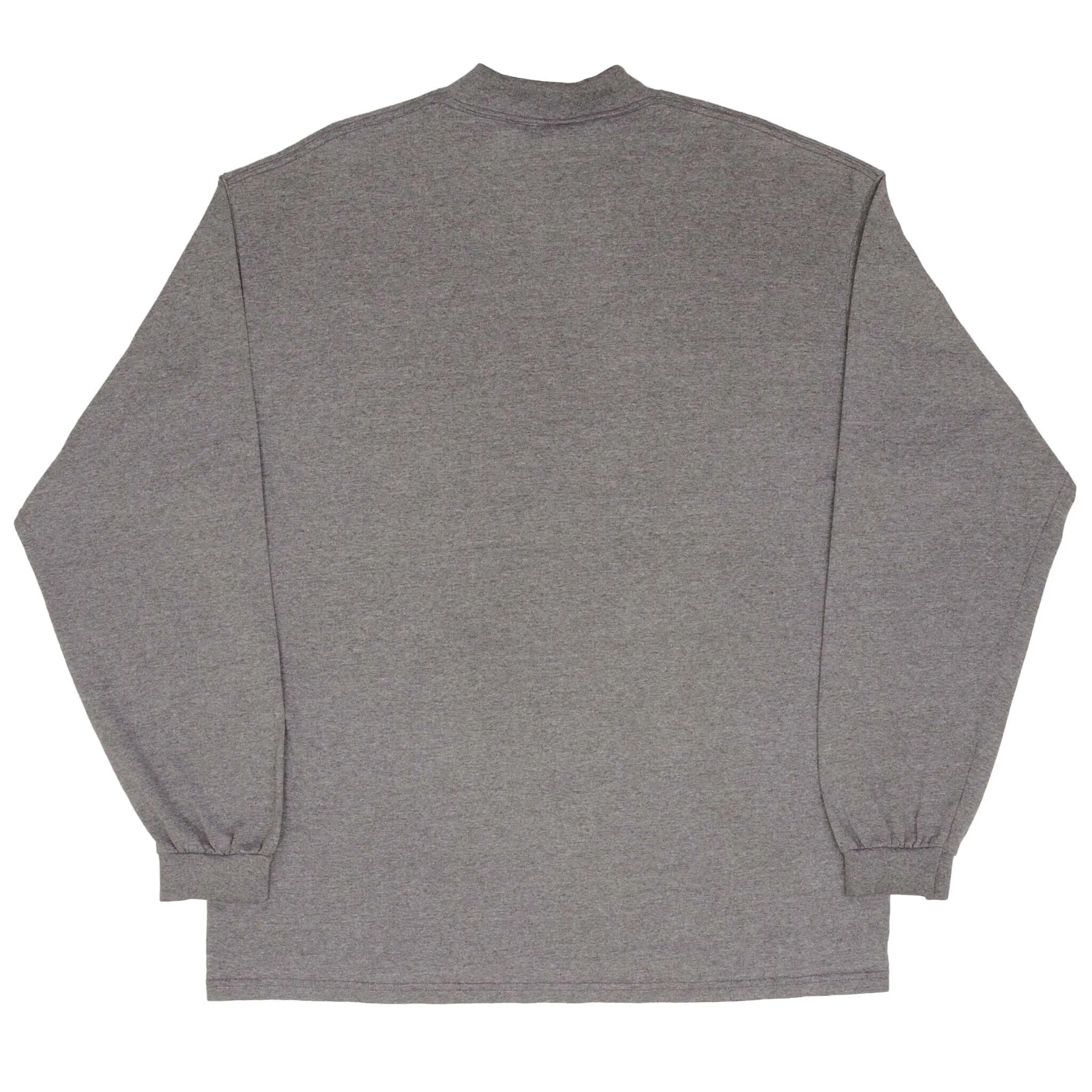 VINTAGE NIKE LONG SLEEVE TURTLE NECK DARK GREY TEE SHIRT 1990S SIZE XL MADE USA