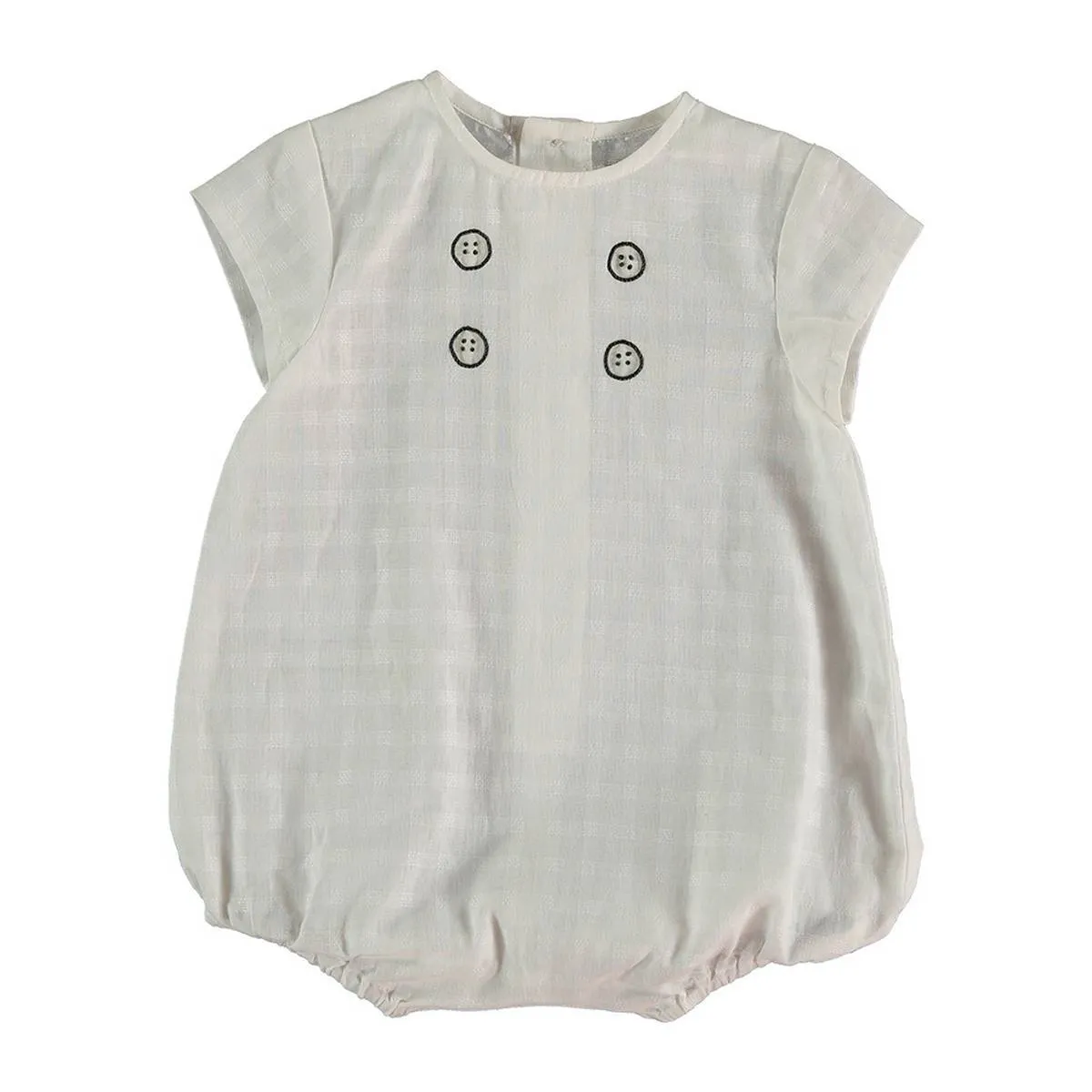 VIOLETA WHITE POLO ROMPER