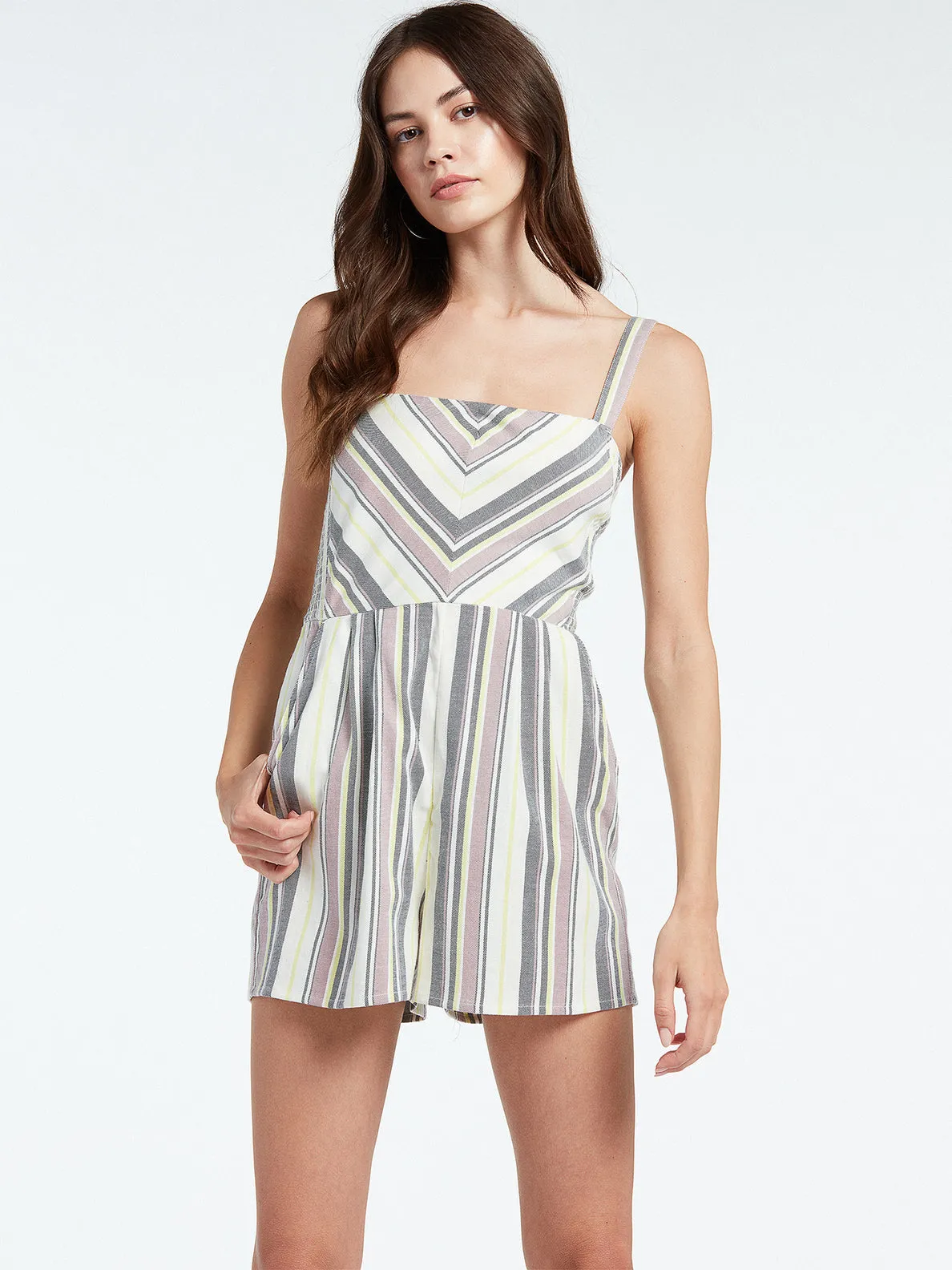 Volcom Stone Beach Romper-Multi