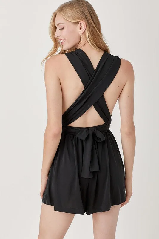 Waist Banded Convertible Romper