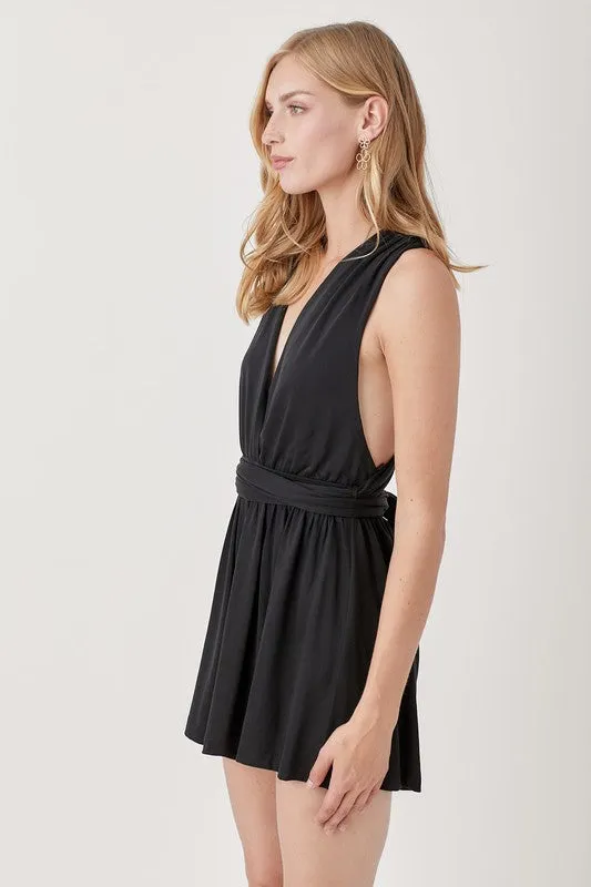 Waist Banded Convertible Romper