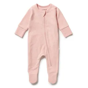 Wilson & Frenchy Cantaloupe Organic Terry Zipsuit