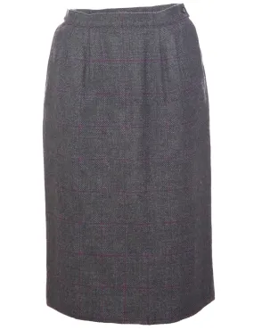 Wool Pendleton Pencil Skirt - S