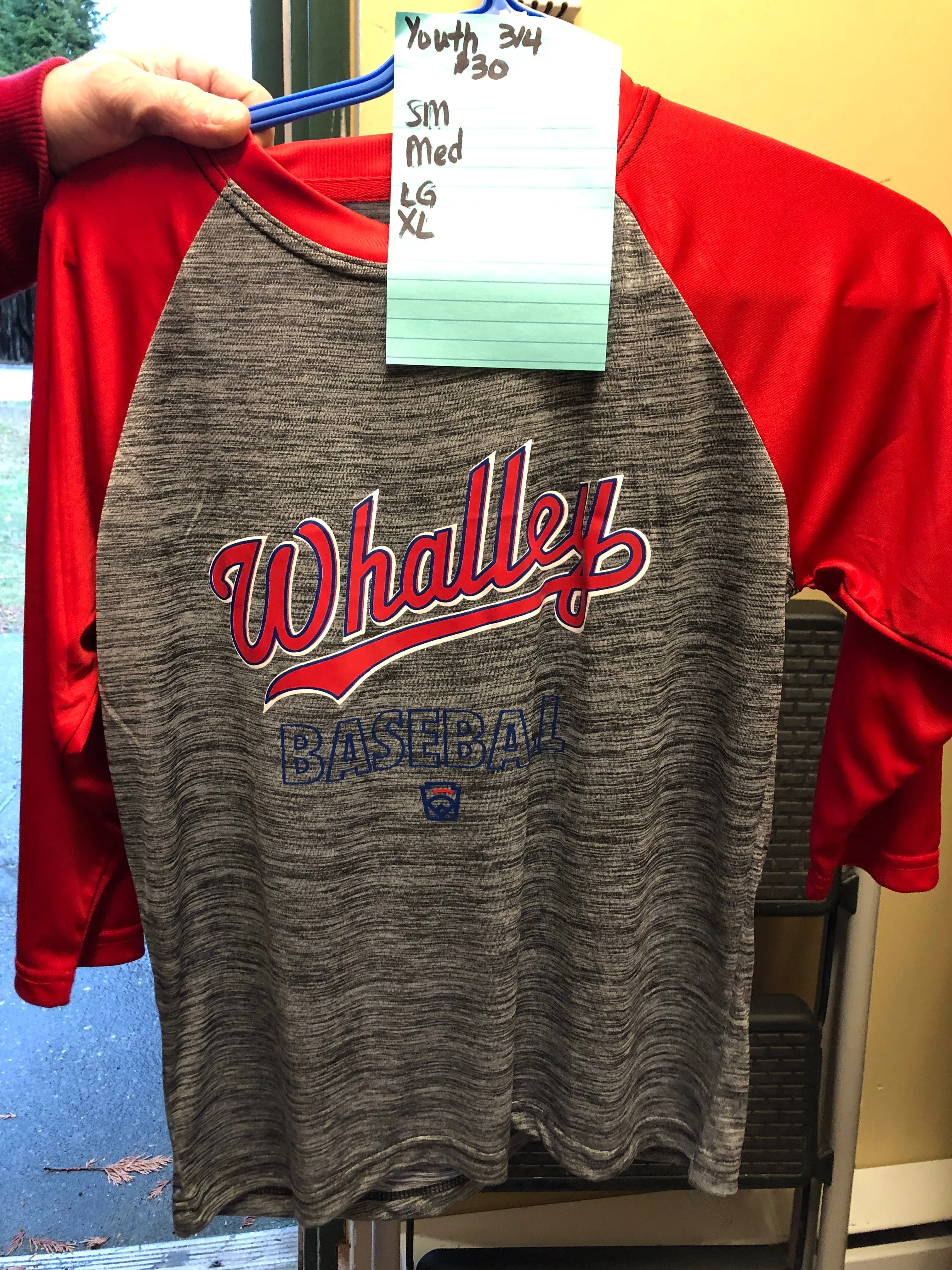Youth 3/4 Dri-Fit Whalley Shirt