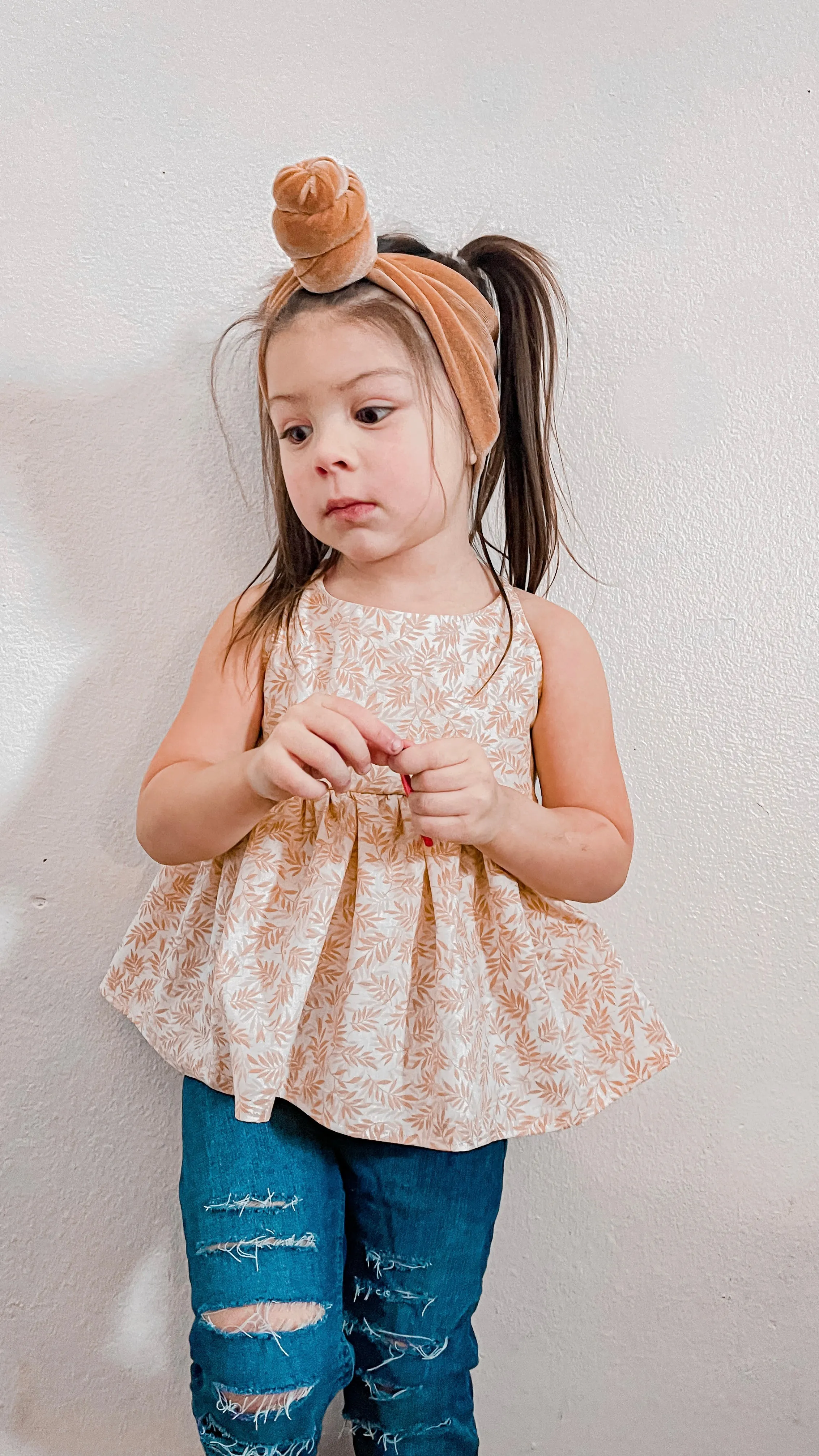 Youth Clementine Dress, Top & Romper Digital Sewing Pattern Sizes NB-12Y