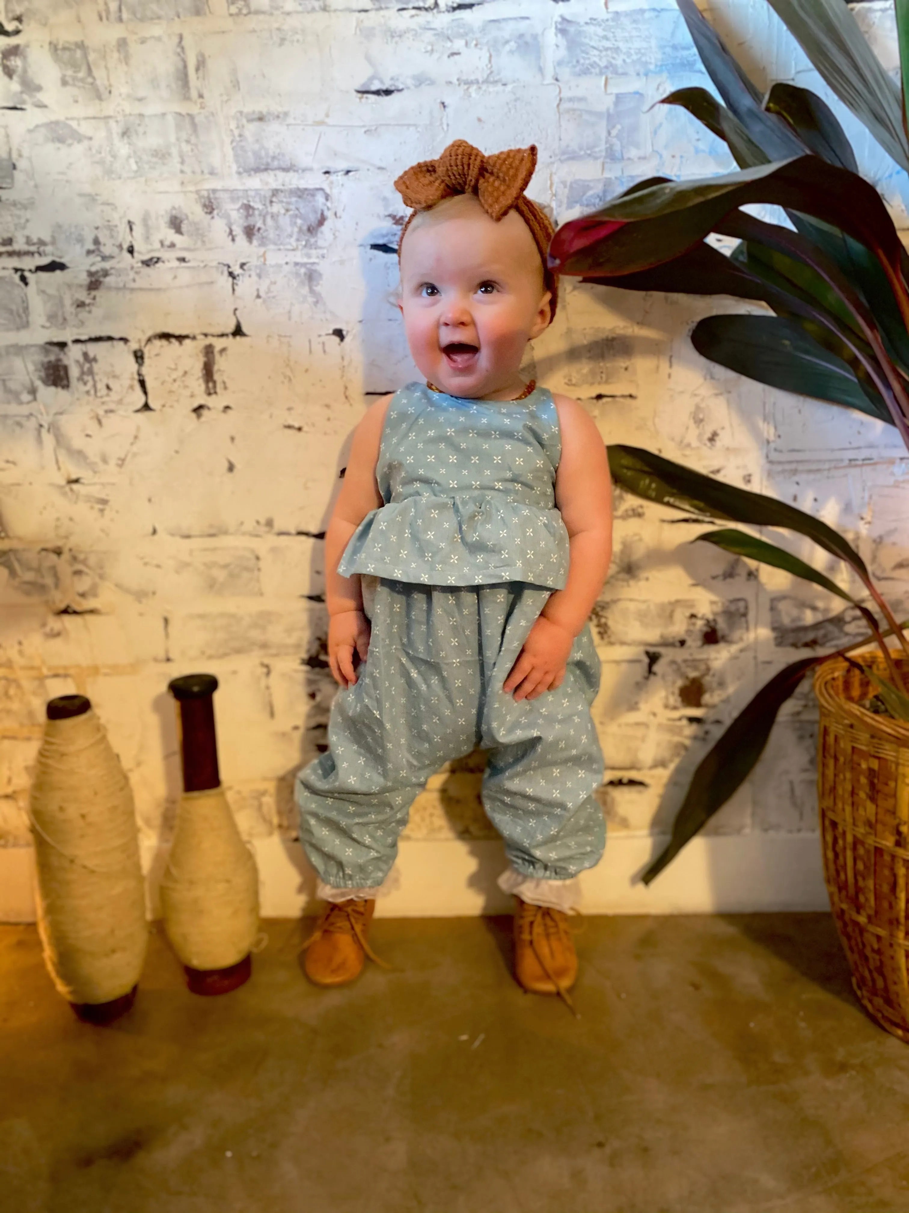 Youth Clementine Dress, Top & Romper Digital Sewing Pattern Sizes NB-12Y