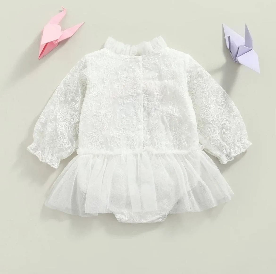 Zara - Baby Rainbow Lace Romper