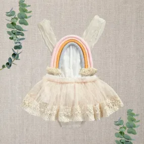 Zara - Baby Rainbow Lace Romper