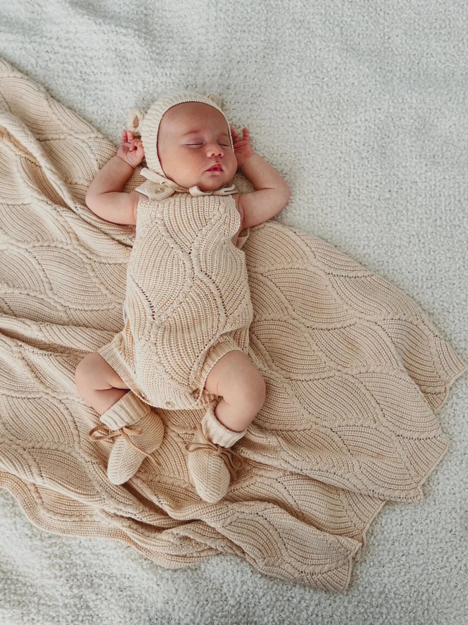 Ziggy Lou Romper - Biscotti Fleck