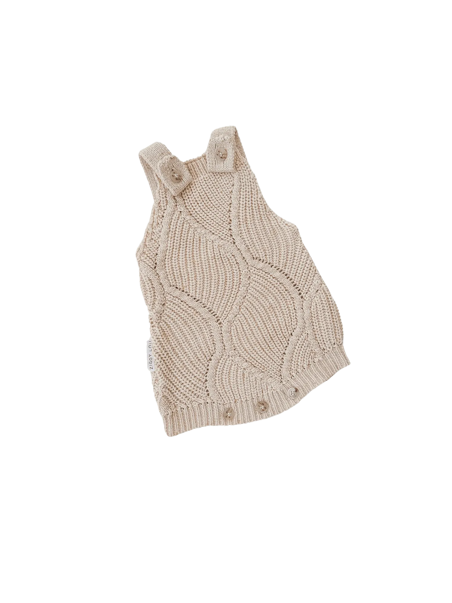 Ziggy Lou Romper - Biscotti Fleck