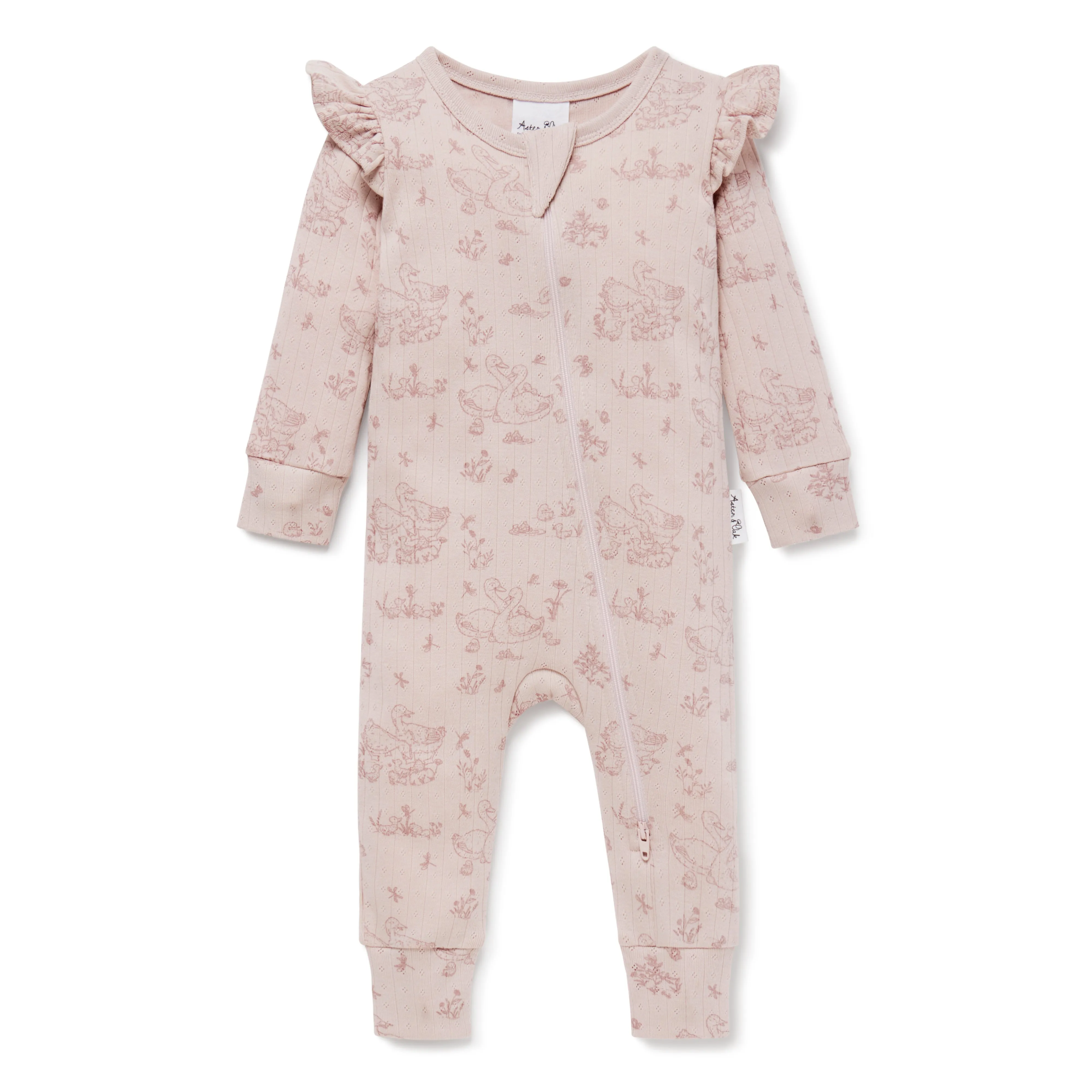 Zip Romper | Duck Family